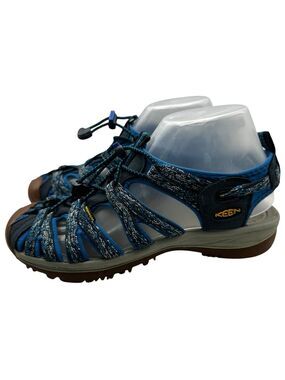 KEEN Whisper Women’s Size 7 Blue Sport Hiking Water Sandals Closed Toe Outdoor